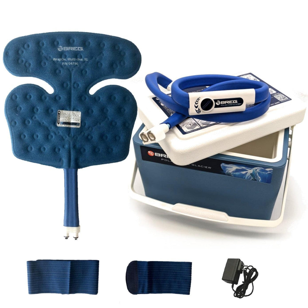 Breg® Polar Care Glacier System w/ Wrap-On Pads - 10901-04790 Breg® Polar Care Glacier System w/ Wrap-On Pads - Glacier / Multi-Use XL by Supply Physical Therapy Breg, Cold Therapy Units, Glacier