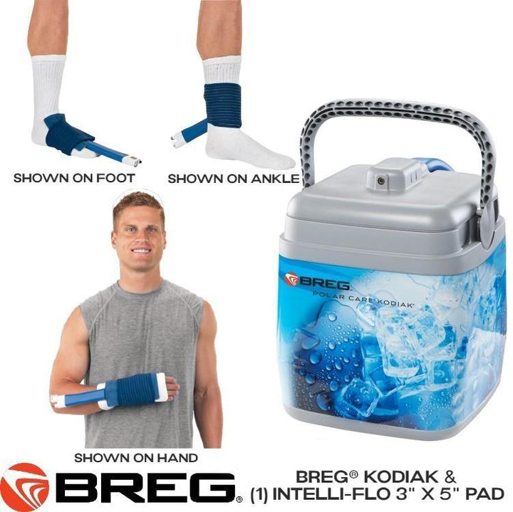 Breg® Polar Care Kodiak Cooler w/ 3 X 5 Pad - 10601-10205 Breg® Polar Care Kodiak Cooler w/ 3 X 5 Pad - undefined by Supply Physical Therapy Ankle, Breg, Cold Therapy Units, Kodiak