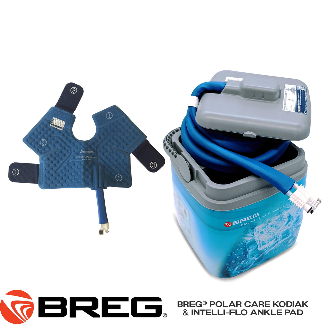 Breg® Polar Care Kodiak Cooler w/ Ankle Pad - 10601-10210 Breg® Polar Care Kodiak Cooler w/ Ankle Pad - Breg® Kodiak Cooler & One (1) Ankle Pad by Supply Physical Therapy Ankle, Breg, Cold Therapy Units, Kodiak