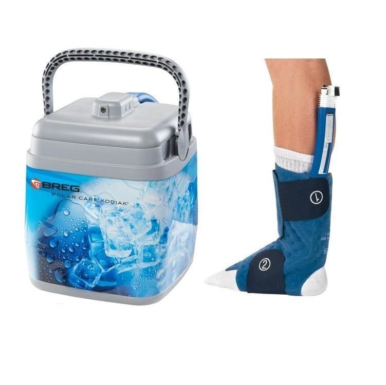 Breg® Polar Care Kodiak Cooler w/ Ankle Pad - 10601-10210 Breg® Polar Care Kodiak Cooler w/ Ankle Pad - Breg® Kodiak Cooler & One (1) Ankle Pad by Supply Physical Therapy Ankle, Breg, Cold Therapy Units, Kodiak