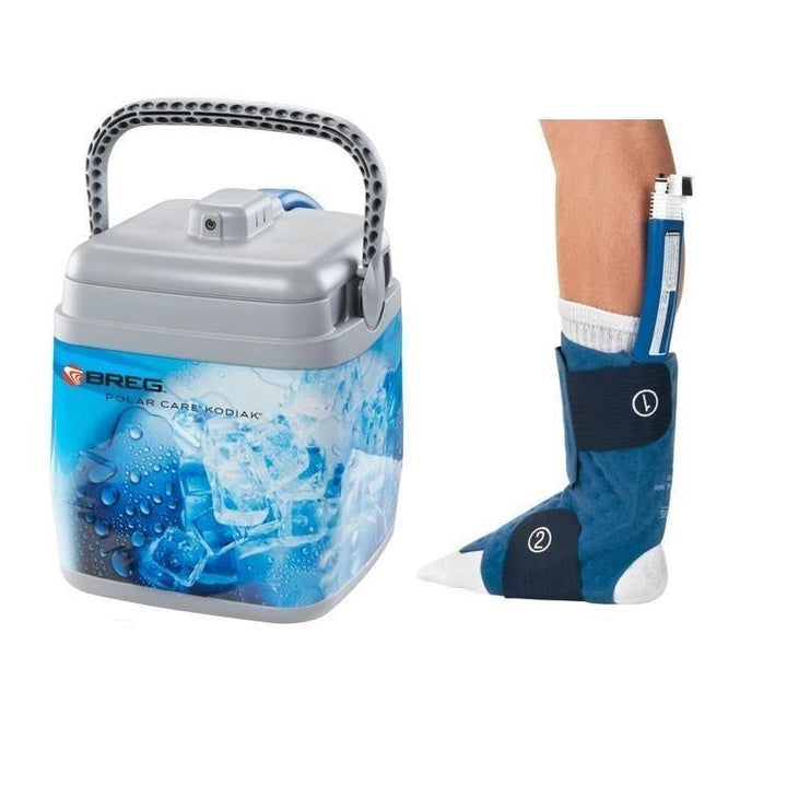 Breg® Polar Care Kodiak Cooler w/ Ankle Pad - 10601-10210 Breg® Polar Care Kodiak Cooler w/ Ankle Pad - Breg® Kodiak Cooler & One (1) Ankle Pad by Supply Physical Therapy Ankle, Breg, Cold Therapy Units, Kodiak