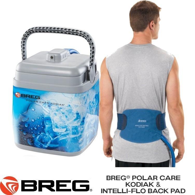 Breg® Polar Care Kodiak Cooler w/ Back Pad - 10601-10250 Breg® Polar Care Kodiak Cooler w/ Back Pad - Breg Kodiak & One (1) Intelli-Flo Back Pad by Supply Physical Therapy Breg, Cold Therapy Units, Kodiak, Spine