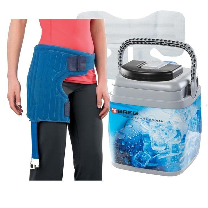 Breg® Polar Care Kodiak Cooler w/ Hip Pad - 10601-10280 Breg® Polar Care Kodiak Cooler w/ Hip Pad - Breg Kodiak & One (1) Intelli-Flo Hip Pad by Supply Physical Therapy Breg, Cold Therapy Units, Hip, Kodiak