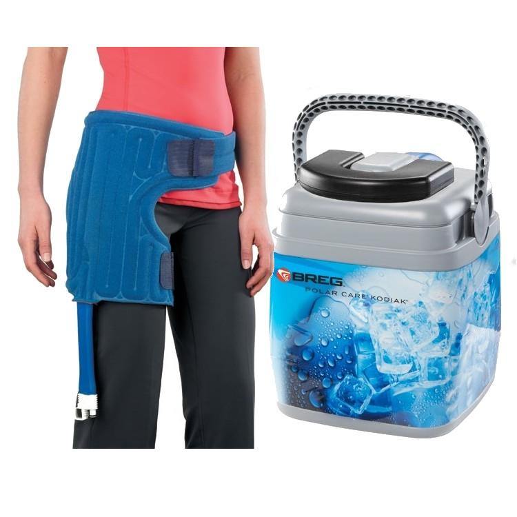 Breg® Polar Care Kodiak Cooler w/ Hip Pad - 10601-10280 Breg® Polar Care Kodiak Cooler w/ Hip Pad - Breg Kodiak & One (1) Intelli-Flo Hip Pad by Supply Physical Therapy Breg, Cold Therapy Units, Hip, Kodiak