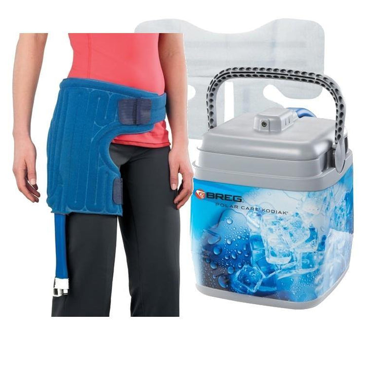Breg® Polar Care Kodiak Cooler w/ Hip Pad - 10601-10280 Breg® Polar Care Kodiak Cooler w/ Hip Pad - Breg Kodiak & One (1) Intelli-Flo Hip Pad by Supply Physical Therapy Breg, Cold Therapy Units, Hip, Kodiak