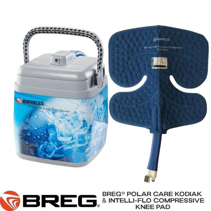 Breg® Polar Care Kodiak Cooler w/ Knee Pad - 10601-10230 Breg® Polar Care Kodiak Cooler w/ Knee Pad - Breg Kodiak & One (1) Intelli-Flo Knee Pad by Supply Physical Therapy Best Seller, Breg, Cold Therapy Units, Knee, Kodiak