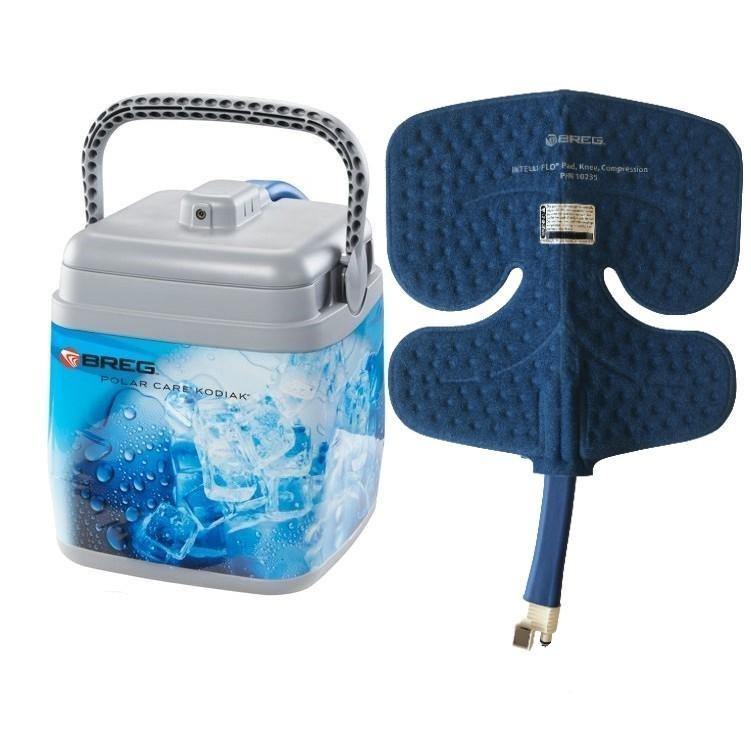 Breg® Polar Care Kodiak Cooler w/ Knee Pad - 10601-10230 Breg® Polar Care Kodiak Cooler w/ Knee Pad - Breg Kodiak & One (1) Intelli-Flo Knee Pad by Supply Physical Therapy Best Seller, Breg, Cold Therapy Units, Knee, Kodiak