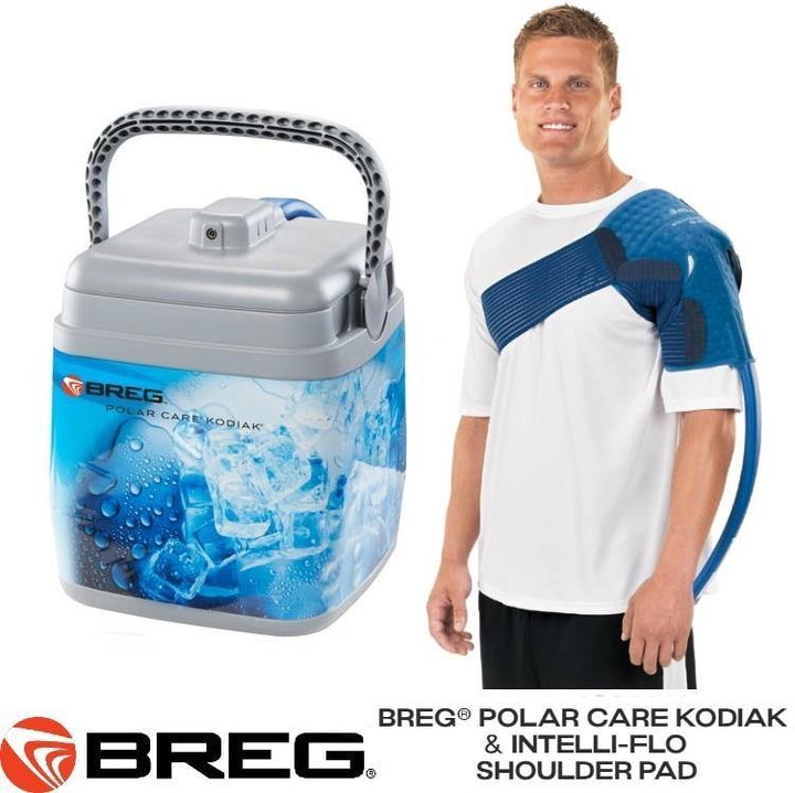 Breg® Polar Care Kodiak Cooler w/ Shoulder Pad - 10601-10220 Breg® Polar Care Kodiak Cooler w/ Shoulder Pad - Breg Kodiak & One (1) Intelli-Flo Shoulder Pad by Supply Physical Therapy Best Seller, Breg, Cold Therapy Units, Kodiak, Shoulder