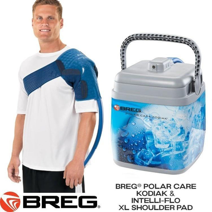 Breg® Polar Care Kodiak Cooler w/ Shoulder Pad - 10601-10220 Breg® Polar Care Kodiak Cooler w/ Shoulder Pad - Breg Kodiak & One (1) Intelli-Flo Shoulder Pad by Supply Physical Therapy Best Seller, Breg, Cold Therapy Units, Kodiak, Shoulder