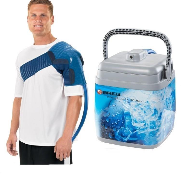 Breg® Polar Care Kodiak Cooler w/ Shoulder Pad - 10601-10220 Breg® Polar Care Kodiak Cooler w/ Shoulder Pad - Breg Kodiak & One (1) Intelli-Flo Shoulder Pad by Supply Physical Therapy Best Seller, Breg, Cold Therapy Units, Kodiak, Shoulder