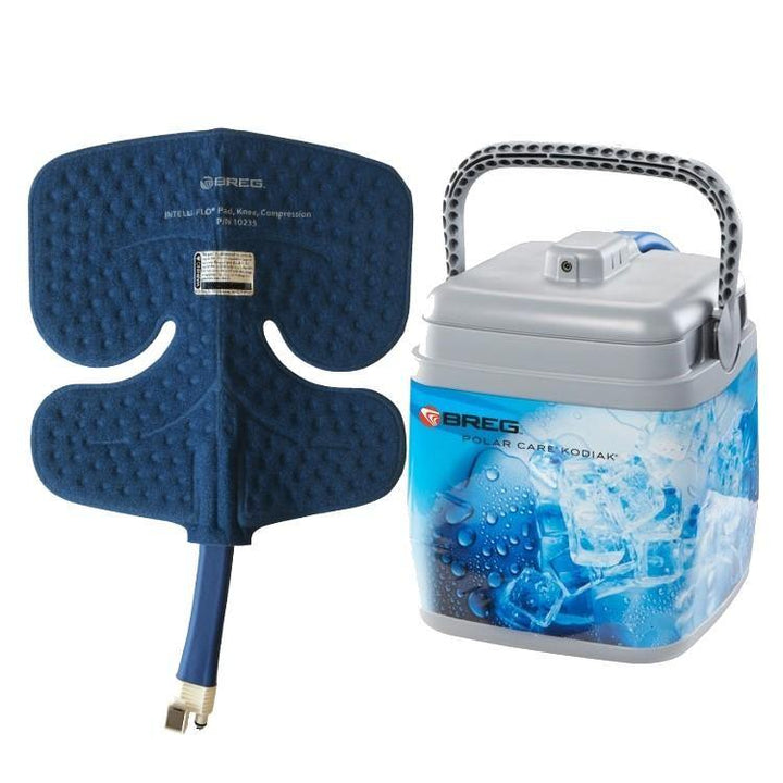 Breg® Polar Care Kodiak w/ Battery & Sterile Pad Combo - 10601-10235 Breg® Polar Care Kodiak w/ Battery & Sterile Pad Combo - Knee with Compression / No Dressing / No Battery by Supply Physical Therapy Battery Powered, Breg, Cold Therapy Units, Kodiak