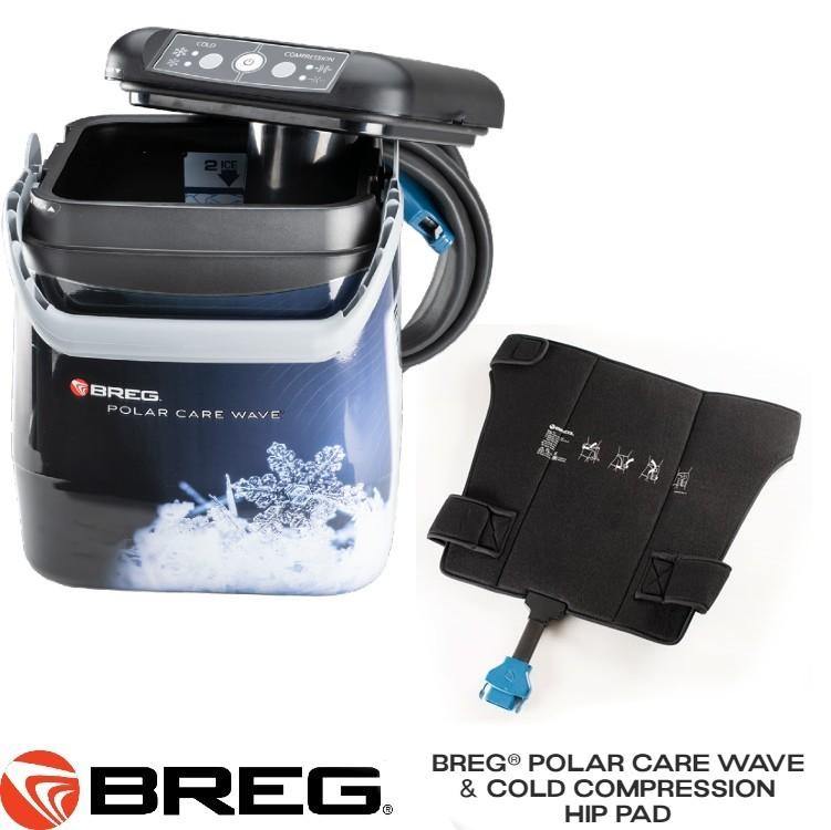 Breg® Polar Care Wave w/ Cold Compression Hip Pad - 100577-C00013 Breg® Polar Care Wave w/ Cold Compression Hip Pad - undefined by Supply Physical Therapy Breg, Cold Therapy Units, Hip, Polar Care Wave