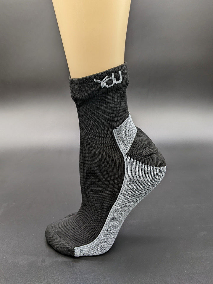 Cushioned Compression Socks - Quarter Cut - 6781199-M Cushioned Compression Socks - Quarter Cut - undefined by Supply Physical Therapy 15-20 mmhg, Compression socks