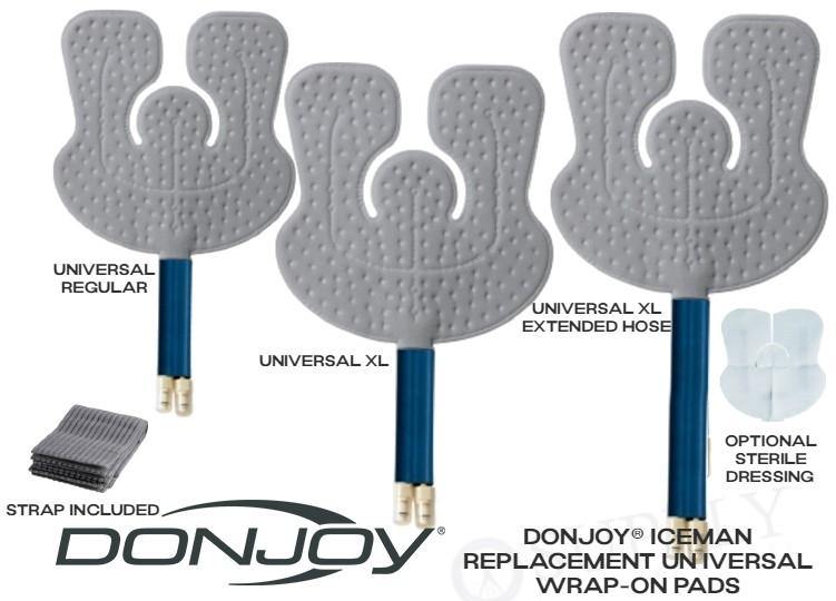 DonJoy® IceMan Classic Wrap-On Replacement Pads - 11-0681-9-00000 DonJoy® IceMan Classic Wrap-On Replacement Pads - undefined by Supply Physical Therapy Accessories, Best Seller, Classic, DonJoy, Replacement Wraps, Wraps