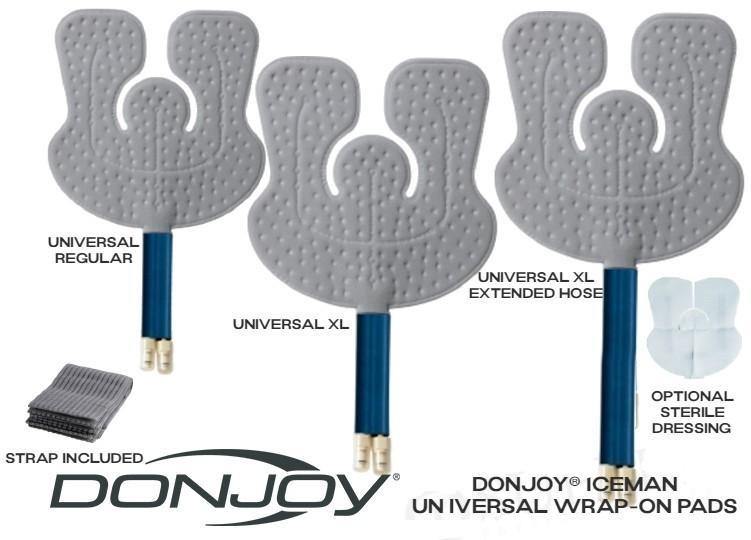 DonJoy® Iceman Classic3 w/ Universal Wrap-On Pad - 11-0494/11-0679-9-00000 DonJoy® Iceman Classic3 w/ Universal Wrap-On Pad - Classic3 & One (1) Wrap-On Universal Pad by Supply Physical Therapy Classic3, Cold Therapy Units, Combos, DonJoy, Universal, Universal Pads