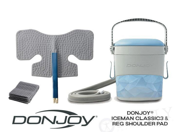 DonJoy® Iceman Classic3 w/ Wrap-On Pads - 11-0494 DonJoy® Iceman Classic3 w/ Wrap-On Pads - undefined by Supply Physical Therapy Ankle, Classic3, Cold Therapy Units, Combos, DonJoy, Knee