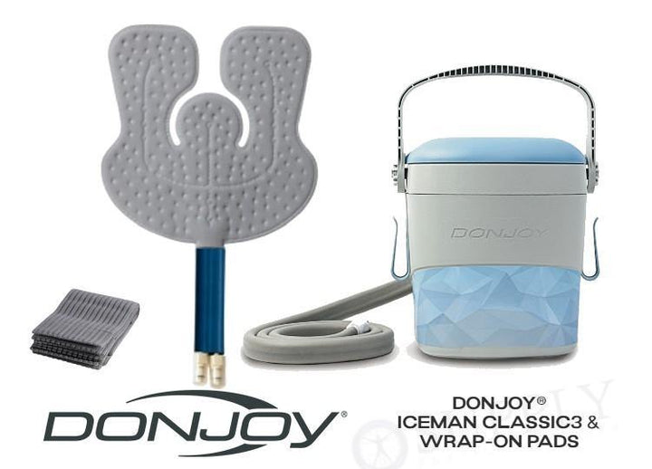 DonJoy® Iceman Classic3 w/ Wrap-On Pads - 11-0494 DonJoy® Iceman Classic3 w/ Wrap-On Pads - Classic3 Cooler Only - No Pad by Supply Physical Therapy Ankle, Classic3, Cold Therapy Units, Combos, DonJoy, Knee