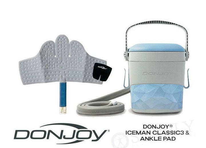 DonJoy® Iceman Classic3 w/ Wrap-On Pads - 11-0494 DonJoy® Iceman Classic3 w/ Wrap-On Pads - Classic3 Cooler Only - No Pad by Supply Physical Therapy Ankle, Classic3, Cold Therapy Units, Combos, DonJoy, Knee
