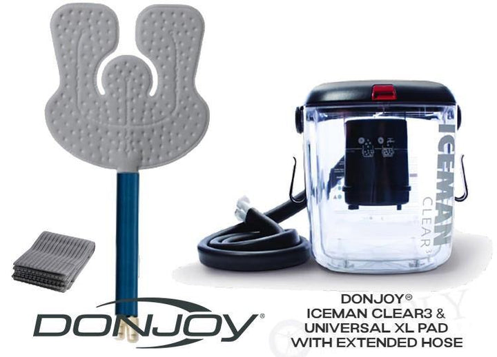 DonJoy® IceMan Clear3 w/ Wrap-On Pads - 11-0493/11-0679-9 DonJoy® IceMan Clear3 w/ Wrap-On Pads - undefined by Supply Physical Therapy Ankle, Best Seller, Clear3, Cold Therapy Units, DonJoy, Elbow, Hip, Knee, Shoulder, Thigh, Wrist