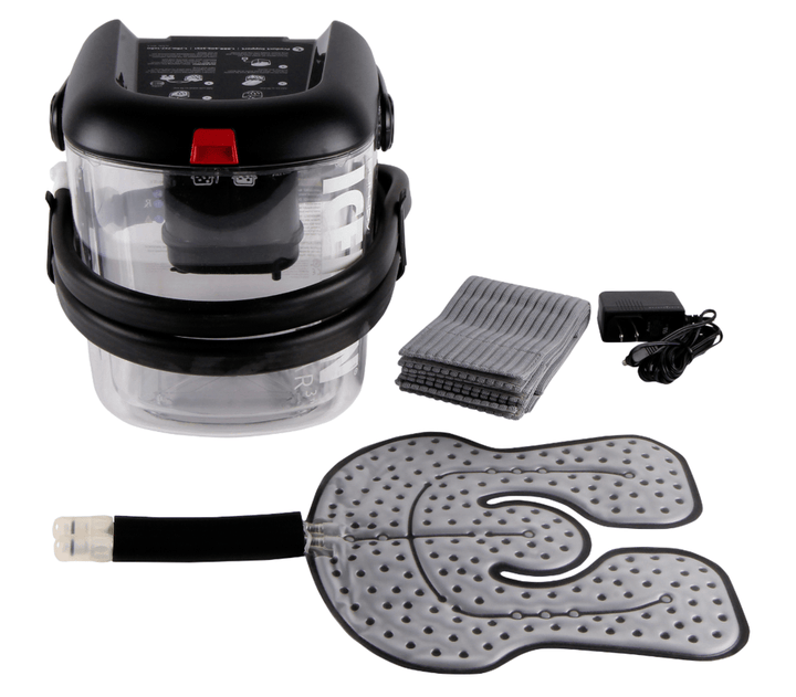 DonJoy® IceMan Clear3 w/ Wrap-On Pads - 11-0493/11-0679-9 DonJoy® IceMan Clear3 w/ Wrap-On Pads - Clear3 Cooler & One (1) Universal Pad - Regular by Supply Physical Therapy Ankle, Best Seller, Clear3, Cold Therapy Units, DonJoy, Elbow, Hip, Knee, Shoulder, Thigh, Wrist