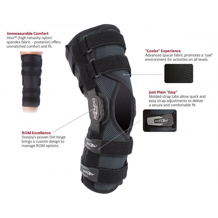 DonJoy® Playmaker II Knee Brace - 11-3495-1 DonJoy® Playmaker II Knee Brace - undefined by Supply Physical Therapy Brace, DonJoy, Donjoy Performance, Knee, Knee brace, Sports Bracing