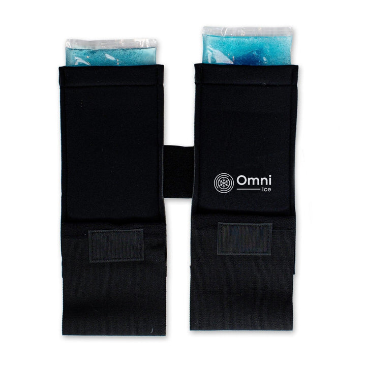 Omni Ice™ Ultimate Cold + Compression Gel Wraps - OMNI-FA-4-IP Omni Ice™ Ultimate Cold + Compression Gel Wraps - Foot & Ankle Wrap by Supply Physical Therapy Clear3, Clear3 Accessories, Compression Straps, Elbow, Hand and Wrist, Hip, Hip and Knee, ice wrap, Knee, Shoulder, SMI Cold Therapy