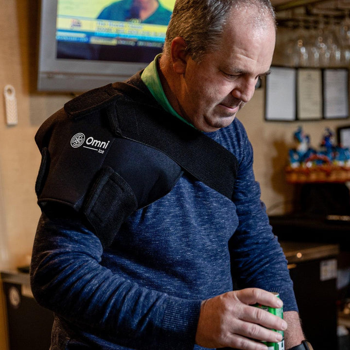 Omni Ice™ Ultimate Cold + Compression Gel Wraps - OMNI-FA-4-IP Omni Ice™ Ultimate Cold + Compression Gel Wraps - Foot & Ankle Wrap by Supply Physical Therapy Clear3, Clear3 Accessories, Compression Straps, Elbow, Hand and Wrist, Hip, Hip and Knee, ice wrap, Knee, Shoulder, SMI Cold Therapy