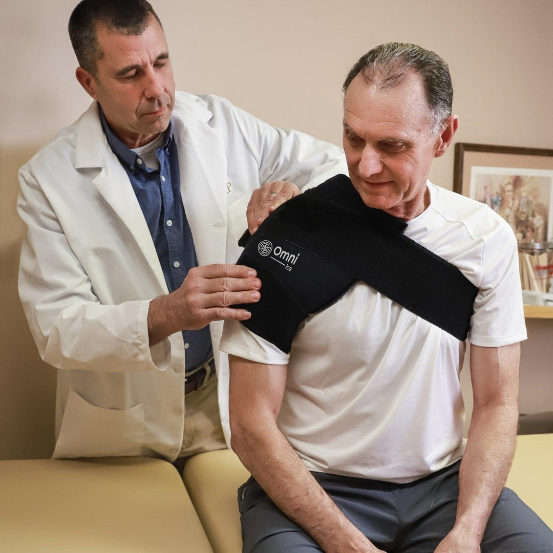 Omni Ice™ Ultimate Cold + Compression Gel Wraps - OMNI-FA-4-IP Omni Ice™ Ultimate Cold + Compression Gel Wraps - Foot & Ankle Wrap by Supply Physical Therapy Clear3, Clear3 Accessories, Compression Straps, Elbow, Hand and Wrist, Hip, Hip and Knee, ice wrap, Knee, Shoulder, SMI Cold Therapy